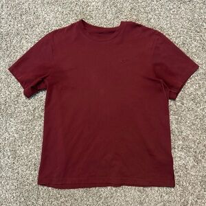 Nike Men's Maroon T-Shirt - Nike Primary
